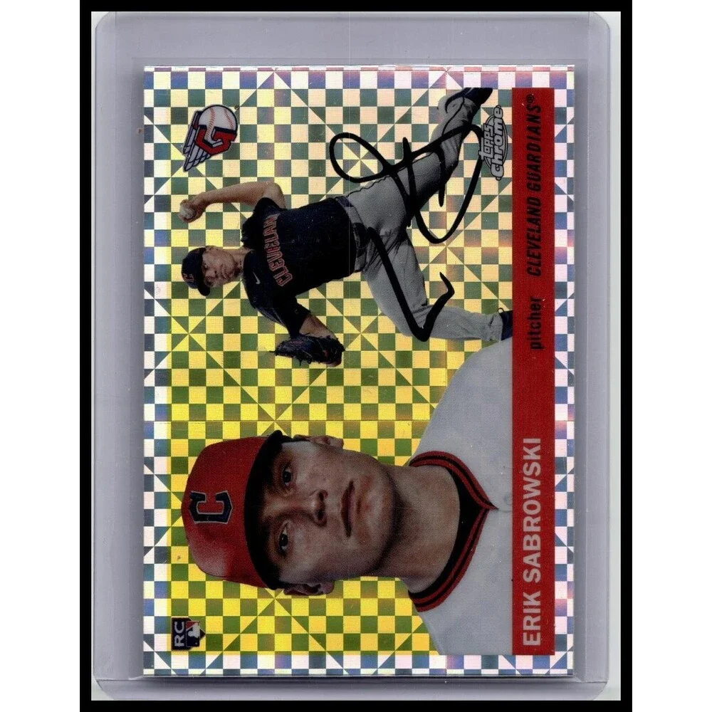 2025 Topps Chrome Platinum Erik Sabrowski #259 X-Fractors Rookie